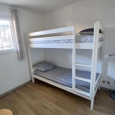 Plain-Pied Jardin 6 Personnes Clim Vue Mer Parking Wifi Terrasse Piscine Dans La Residence Saint-Pierre-la-Mer  エクステリア 写真