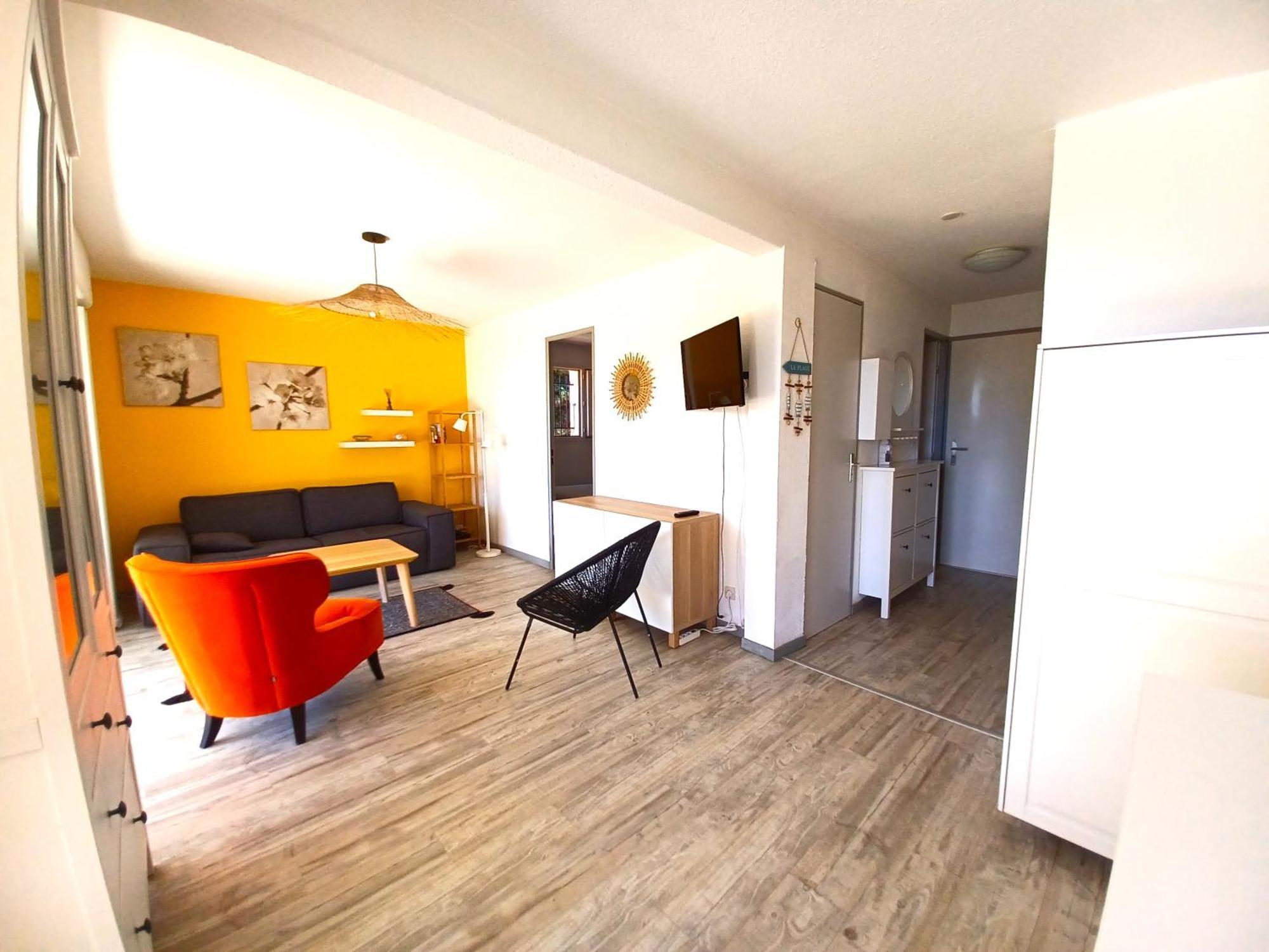 Plain-Pied Jardin 6 Personnes Clim Vue Mer Parking Wifi Terrasse Piscine Dans La Residence Saint-Pierre-la-Mer  エクステリア 写真